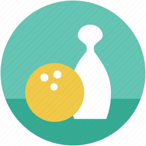 Bowling, bowling ball, bowling pin, game, skittles, sport icon - Download on Iconfinder