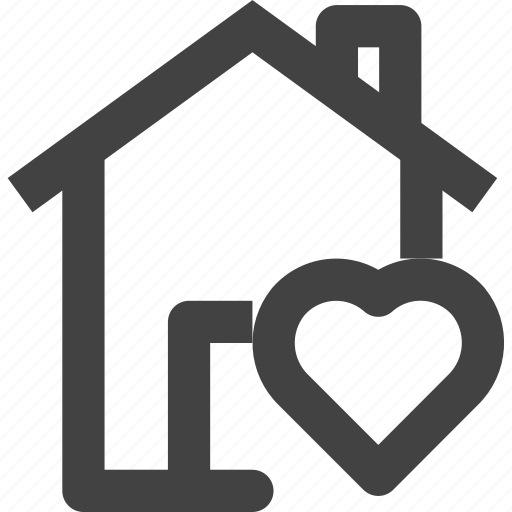 Estate, favorite, heart, home, house, love, real icon - Download on Iconfinder