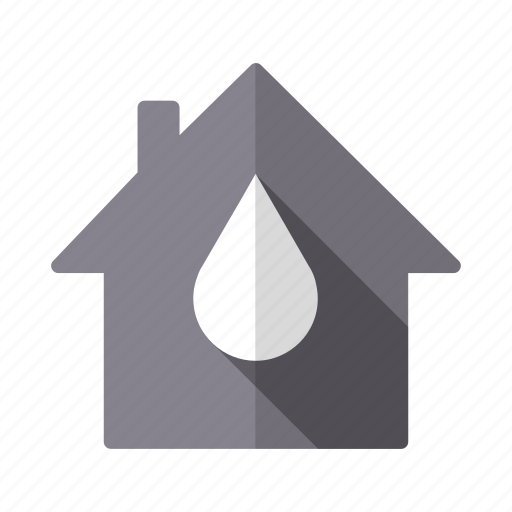 Flood, home, house, property, real estate, supply, water icon - Download on Iconfinder