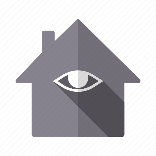 Home, house, property, real estate, security, surveillance, vigilance icon - Download on Iconfinder