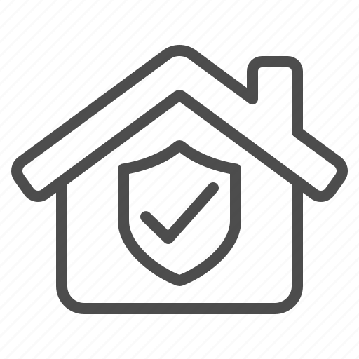 House, insurance, security, home, shield, protected icon - Download on Iconfinder