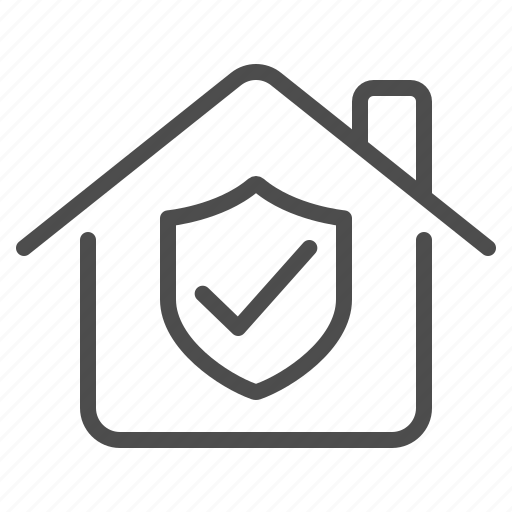 House, security, insurance, home, shield, protected icon - Download on Iconfinder
