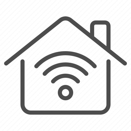 House, home, internet, wifi, wi-fi, wireless icon - Download on Iconfinder