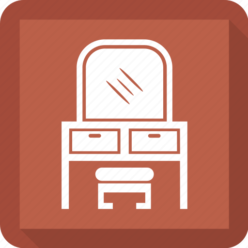 Dresser, furniture, looking mirror, mirror icon - Download on Iconfinder