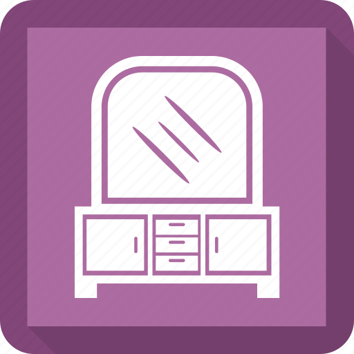 Dresser, furniture, looking mirror, mirror icon - Download on Iconfinder