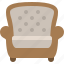 armchair, chair, household, sofa, interior, room, seat 