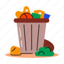 trash, dustbin, garbage, waste, rubbish