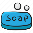 bathing detergent, cleanser, cleansing soap bar, soap, soap bar
