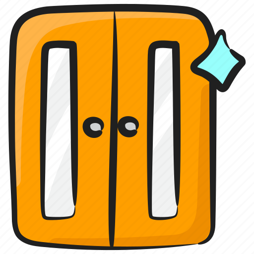 Cleaning door, doorway, entrance, exit, home gate icon - Download on Iconfinder
