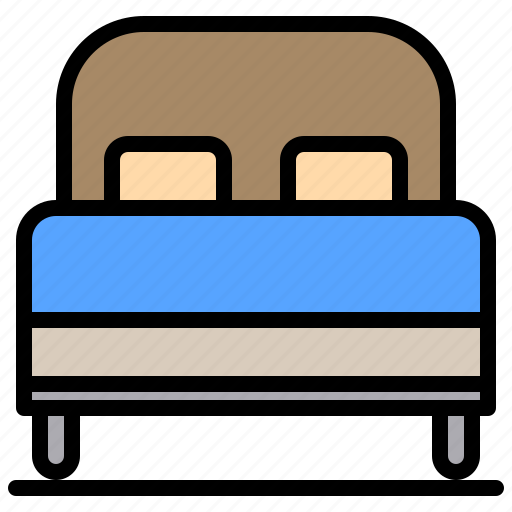 Apartment, bed, double, furniture, indoor, new, stuff icon - Download on Iconfinder