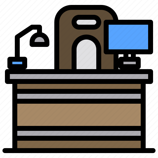 Apartment, indoor, new, office, stuff, table, work icon - Download on Iconfinder