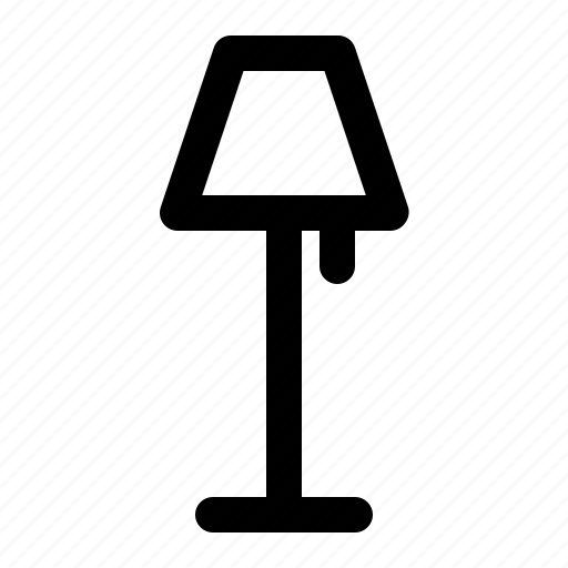 Floor lamp, lamp, interior, light, home, equipment, household icon - Download on Iconfinder