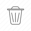 bin, can, eco, garbage, recycle, trash