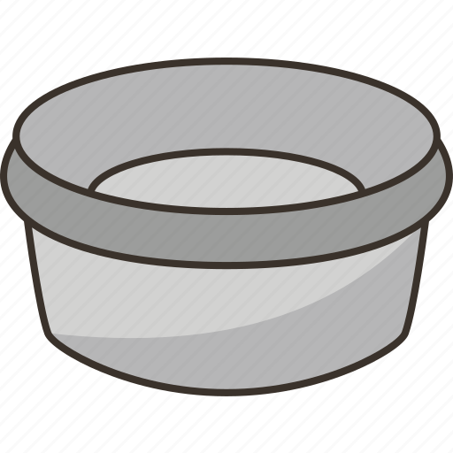 Bowl, water, container, plastic, household icon - Download on Iconfinder