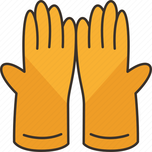 Gloves, cleaning, housework, hand, protection icon - Download on Iconfinder