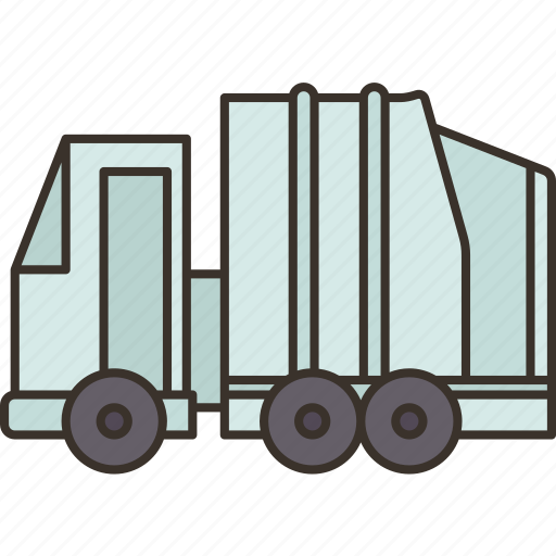 Truck, garbage, sanitation, urban, service icon - Download on Iconfinder