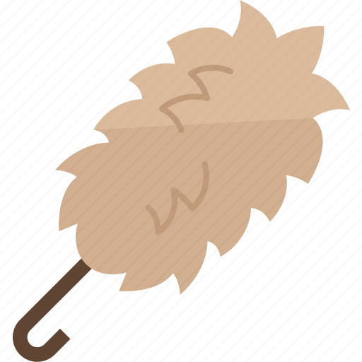 Duster, feather, housecleaning, domestic, equipment icon - Download on Iconfinder