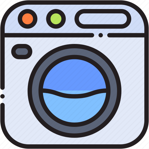 Washing, machine, laundry, clothes, cleaning, electronics icon - Download on Iconfinder