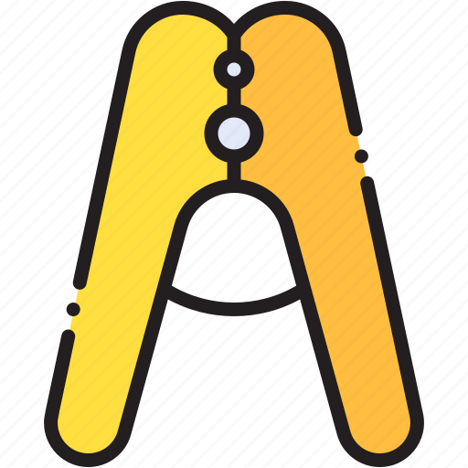 Clothespin, tools, clothes, peg, hang, household icon - Download on Iconfinder