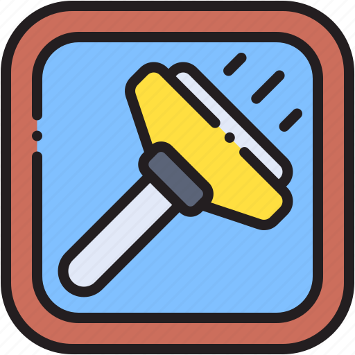 Glass, cleaning, window, wiper, housekeeping, household icon - Download on Iconfinder
