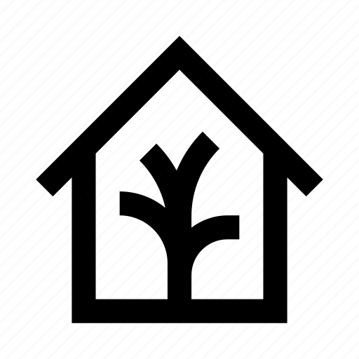 Building, estate, home, house, property, tree icon - Download on Iconfinder