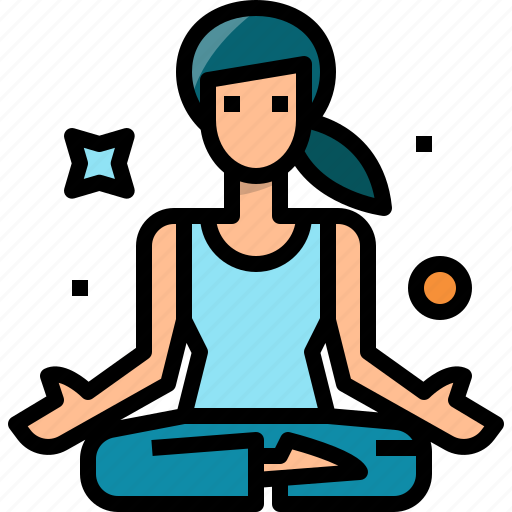 Yoga, exercise, zen, meditation, fitness icon - Download on Iconfinder