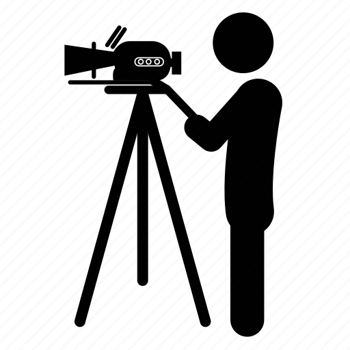 Camera man, cameraman, human, shooting, video shoot, business icon - Download on Iconfinder