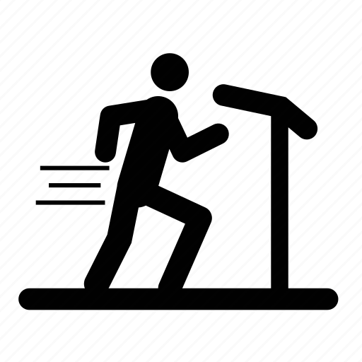 Fitness, gym, running, sport, treadmill, treadmill running, workout icon - Download on Iconfinder