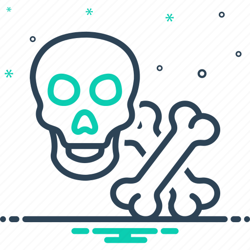 Bones, crossbones, halloween, poison, skeleton, skull, warning icon - Download on Iconfinder