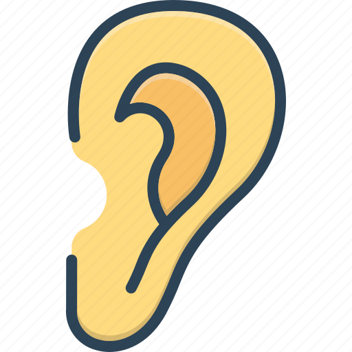 Acoustic, ear, hear, hearken, listen, sound, volume icon - Download on Iconfinder