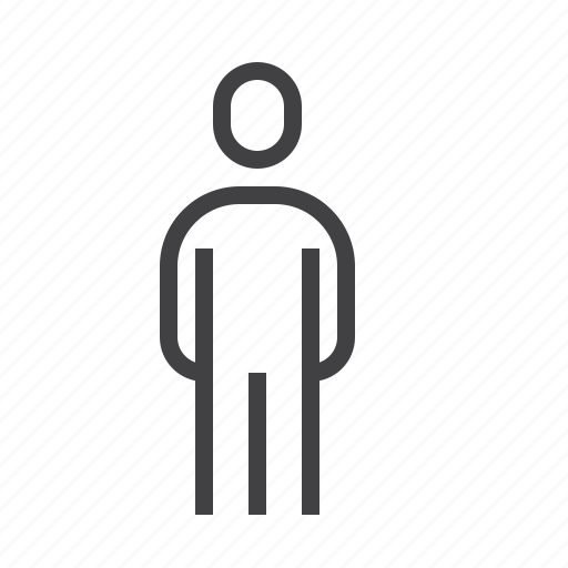 Human, person, posture, stand icon - Download on Iconfinder