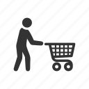 buy, cart, groceries, shop, shopper, shopping, trolley