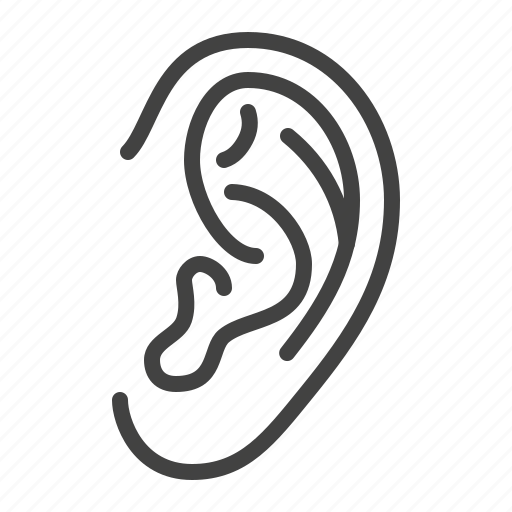Anatomy, audio, ear, hearing, listen icon - Download on Iconfinder