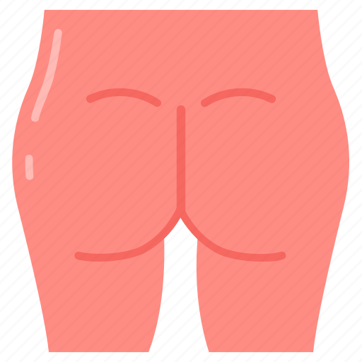 Buttock, gluteal, muscles, rear, end, booty, derriere icon - Download on Iconfinder