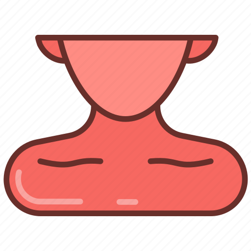 Neck, collar, bone, shoulder, muscles, throat, chin icon - Download on Iconfinder
