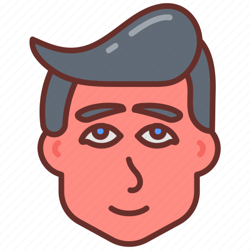 Man, face, facial, features, expression, skin, nose icon - Download on Iconfinder