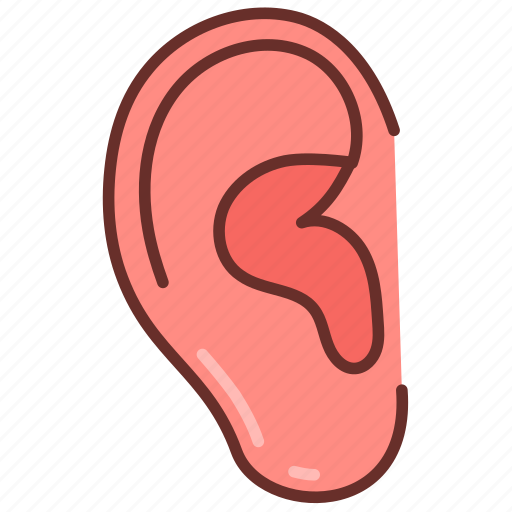 Ear, body, part, sensory, organ, lobe, external icon - Download on Iconfinder