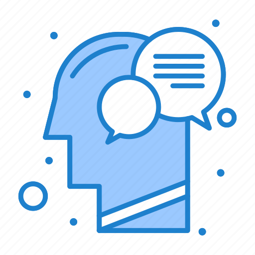 Communication, head, human, mind, talk icon - Download on Iconfinder
