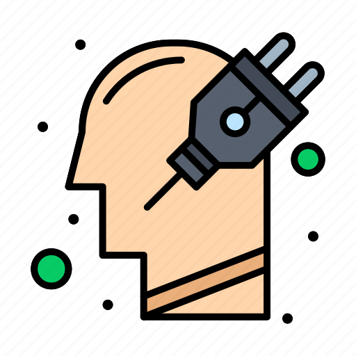 Head, human, mind, plug, plugin icon - Download on Iconfinder