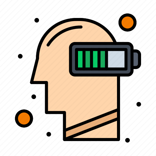 Battery, exhaustion, low, mental, mind icon - Download on Iconfinder