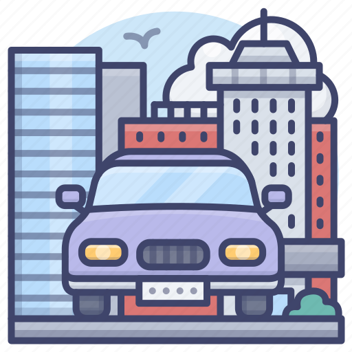City, transportation, car, urban icon - Download on Iconfinder