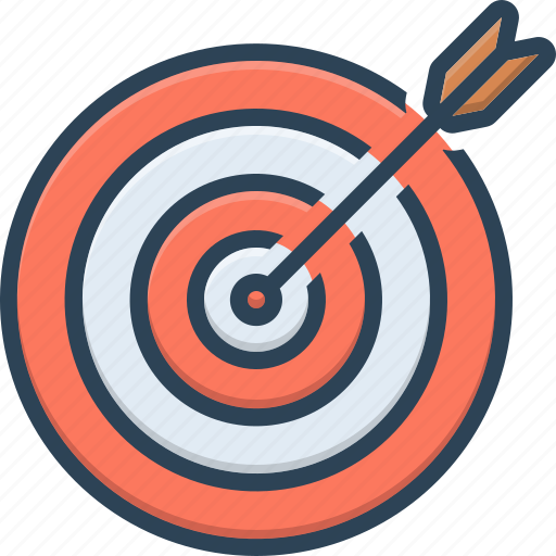 Aim, arrows, darts, goal, objective, purpose, target icon - Download on Iconfinder