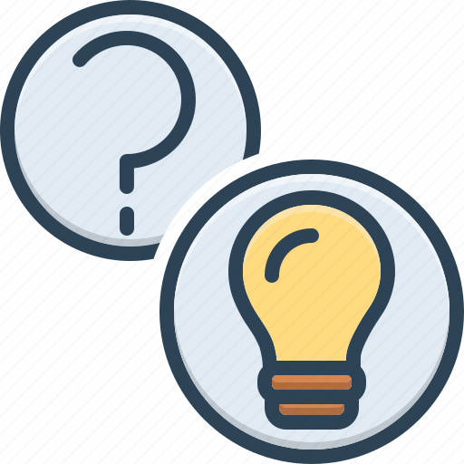 Aknowledgement, answers, interaction, query, question, questions, questions and answers icon - Download on Iconfinder