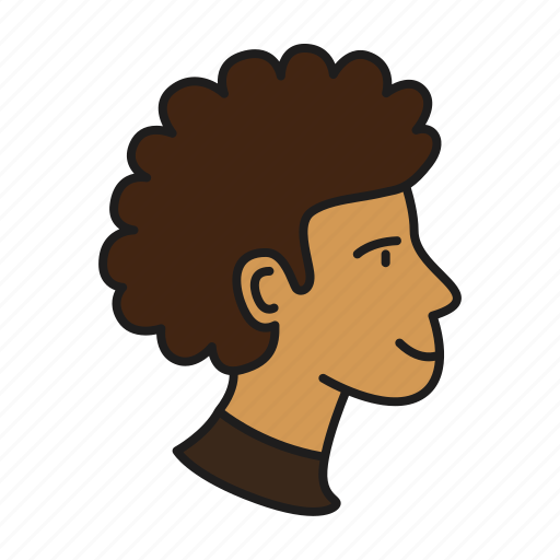 Curly, man, avatar, male, boy icon - Download on Iconfinder