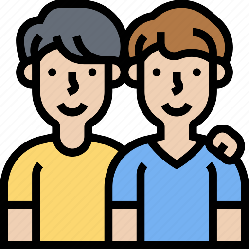 Friend, boys, kids, friendship, brothers icon - Download on Iconfinder