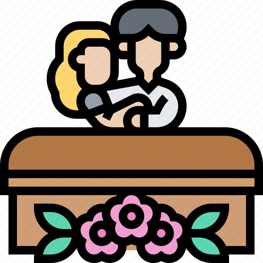 Funeral, memorial, death, grief, mourning icon - Download on Iconfinder