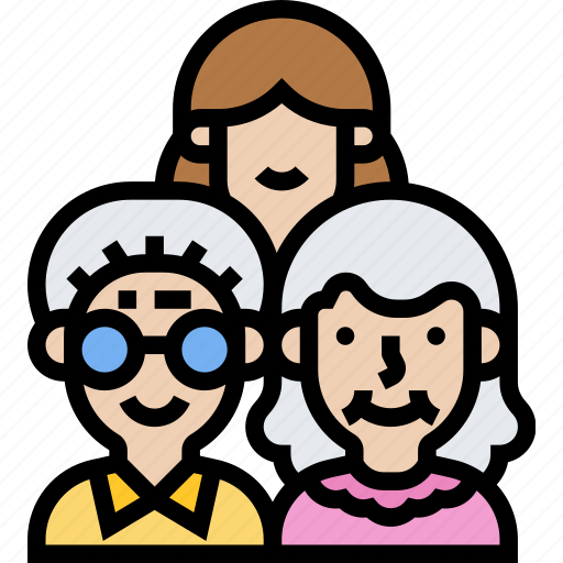 Parents, care, grandparents, elderly, family icon - Download on Iconfinder