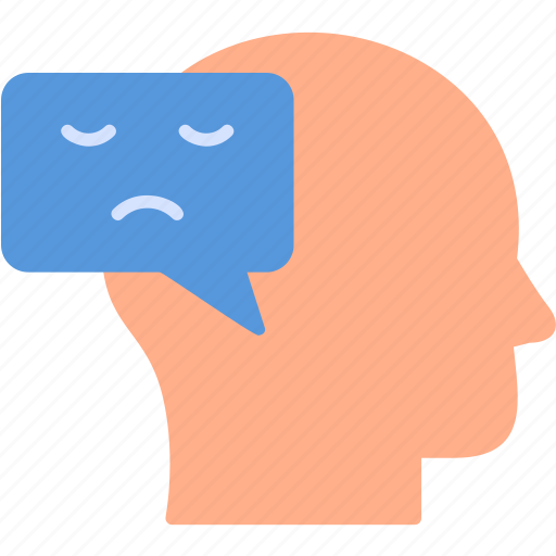 Negative, thinking, minus, ptsd, stress, thought, worry icon - Download on Iconfinder