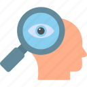observation, looking, sight, spying, vision, watching, icon