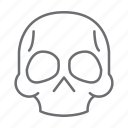 skull, skeleton, bones, head, dead, face